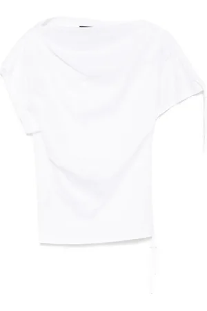 JUUN.J T-Shirt mit asymmetrischem Ausschnitt