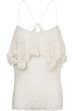 Serafini Top mit Spitze