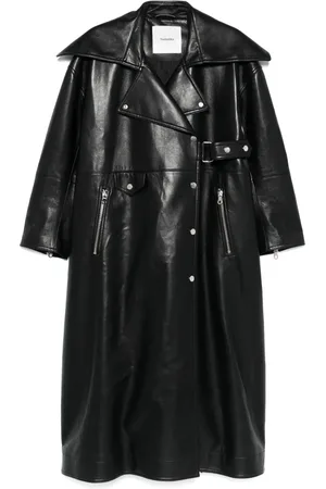 Nanushka Trenchcoat aus Faux-Leder