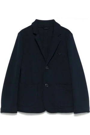 Emporio Armani Sakko mit Logo-Stickerei