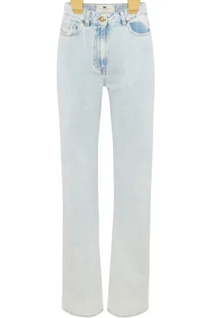 Elisabetta Franchi Jeans mit Hosenträgern