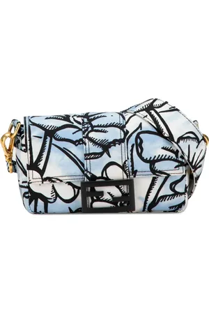Fendi 2010-2024 mini Joshua Vides Convertible Baguette Umhängetasche aus Nylon