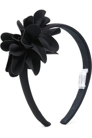 Il gufo Haarreif mit Blumenapplikation