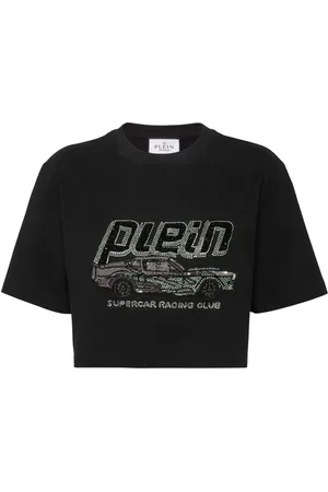 Philipp Plein Car T-Shirt im Cropped-Design