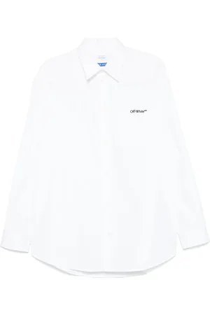 OFF-WHITE Hemd mit Logo-Stickerei