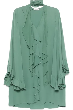 Dorothee Schumacher Georgette-Midikleid mit Rüschendetail