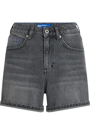 Karl Lagerfeld Jeans-Shorts mit hohem Bund