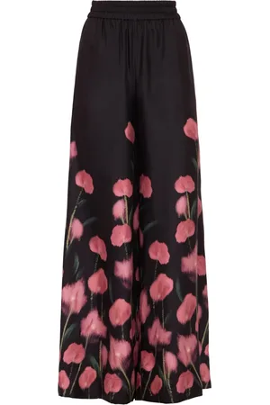 La DoubleJ Palazzohose mit Blumen-Print