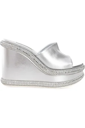 Casadei Jasmine Wedge-Sandalen 80mm