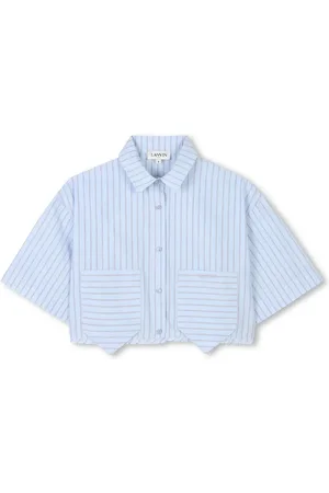 Lanvin Set aus gestreiftem Hemd und Shorts