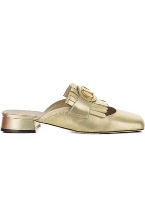 VALENTINO GARAVANI Mules mit Logo-Schild