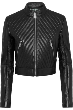Philipp Plein Klassische Lederjacke