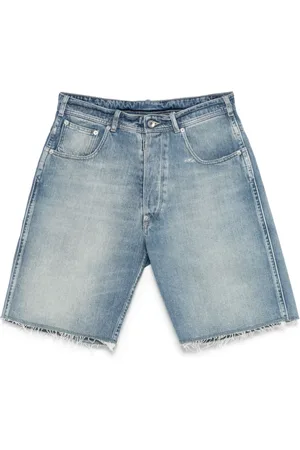 Maison Margiela Ausgefranste Jeans-Shorts