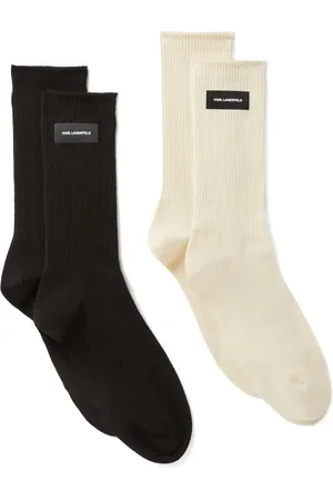 Karl Lagerfeld K/Essential Logo-Socken (2er-Set)