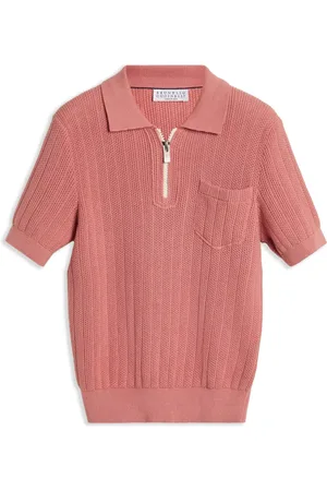 Brunello Cucinelli Gestricktes Poloshirt