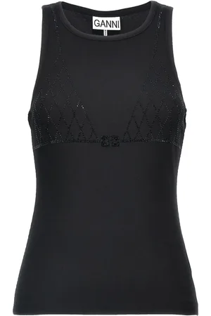 Ganni Tanktop mit Strass