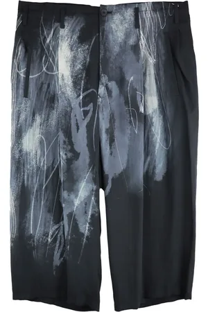 YOHJI YAMAMOTO Hose mit Graffiti-Effekt