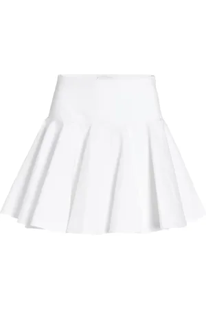 Giambattista Valli Ausgestellter Popeline-Minirock