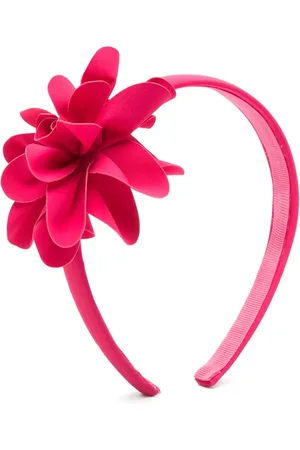 Il gufo Haarreif mit Blumenapplikation