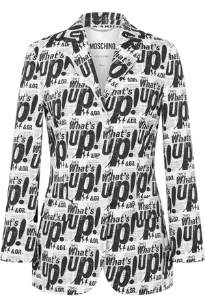 Moschino Sakko mit Logo-Print