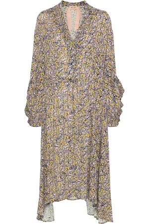 Nº21 Kleid mit Blumen-Print