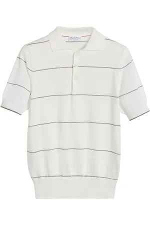 Brunello Cucinelli Gestreiftes Poloshirt