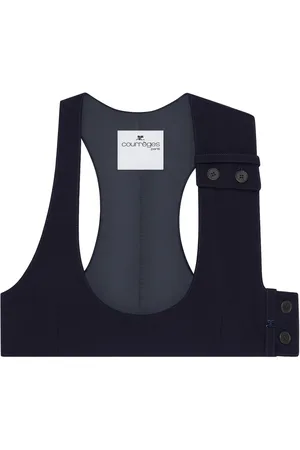 Courrèges Trägershirt mit Knöpfen
