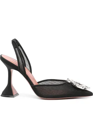 Amina Muaddi Begum Glass Slingback-Pumps 90mm