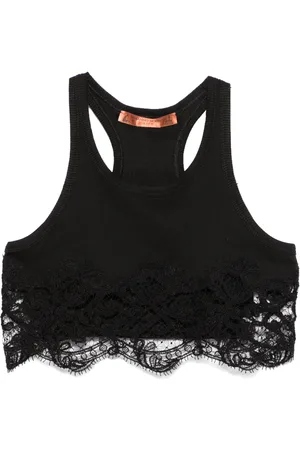 ERMANNO SCERVINO Cropped-Top mit Spitze