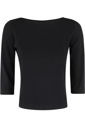 Roberto Collina T-Shirt mit U-Boot-Ausschnitt