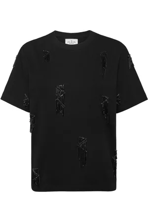 Philipp Plein T-Shirt mit Fransen