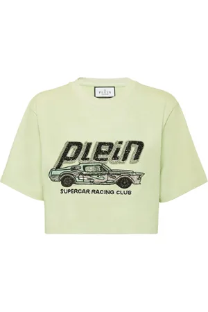 Philipp Plein Car T-Shirt im Cropped-Design