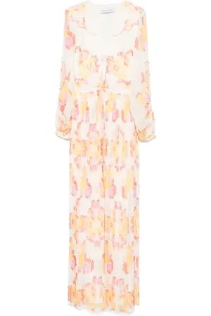 RAQUEL DINIZ Maxikleid mit Blumen-Print