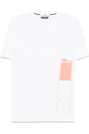 Stone Island T-Shirt mit Logo-Applikation