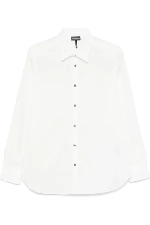 Emporio Armani Hemd aus Logo-Jacquard