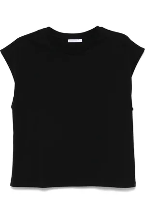 Patrizia Pepe T-Shirt mit Logo-Stickerei
