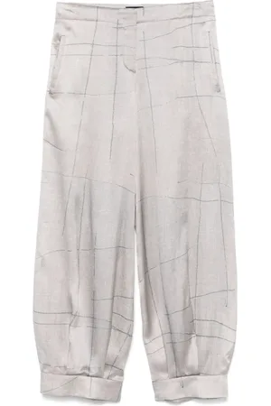 Giorgio Armani Seidenhose mit Print