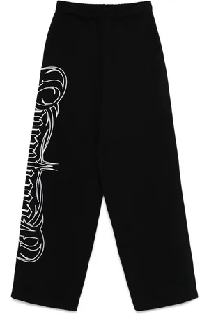 Vetements Hose mit Logo-Stickerei
