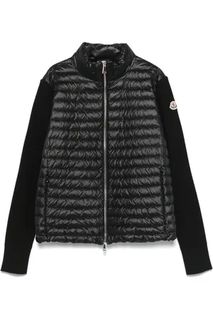 Moncler Gefütterte Jacke mit gestrickten Ärmeln