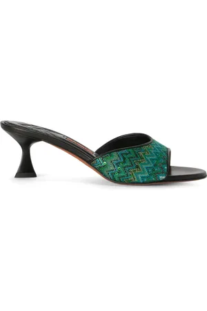 Missoni Mules mit Zickzackmuster
