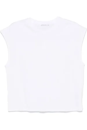 Patrizia Pepe T-Shirt mit Logo-Stickerei
