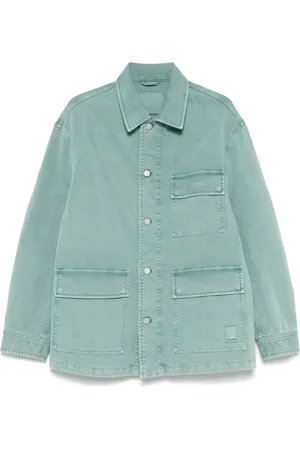 Emporio Armani Jacke mit Logo-Gravur