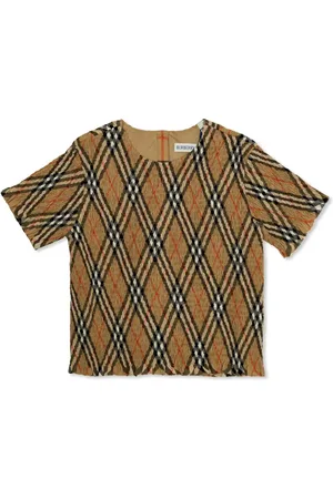 Burberry Kariertes T-Shirt