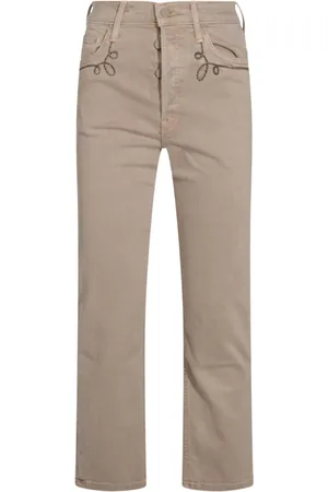 Mother Jeans mit geradem Bein
