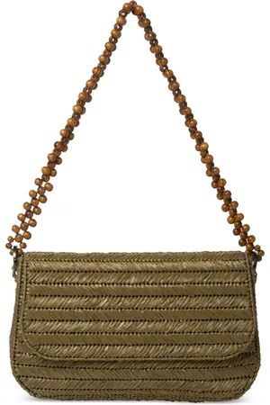 0711 Schultertasche mit Haselnussbraun