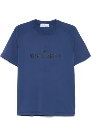 Stone Island T-Shirt mit Logo-Print