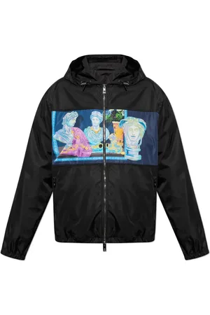 VERSACE Sportjacke mit Statuen-Print