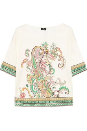 Etro T-Shirt mit Paisley-Print