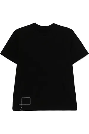 SACAI T-Shirt mit Logo-Print