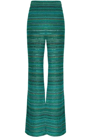 Missoni Ausgestellte Hose mit Zickzackmuster